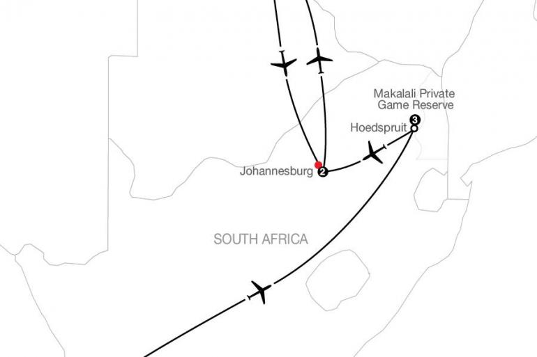 Cape Town Johannesburg Splendors of South Africa & Victoria Falls Trip