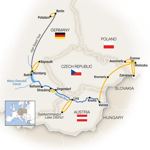 Royal Danube, Berlin & Kraków Westbound 2018 by Tauck 19 reviews