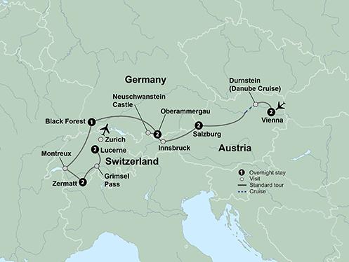Salzburg Vienna Exploring the Alpine Countries Austria - Germany - Switzerland - 2021 Trip