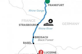 The Best of the Rhine with 2 Nights in Lucerne
