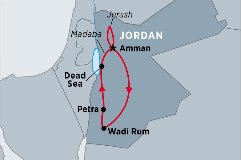 Hadrian's Wall Jerash Jordan Explorer Trip