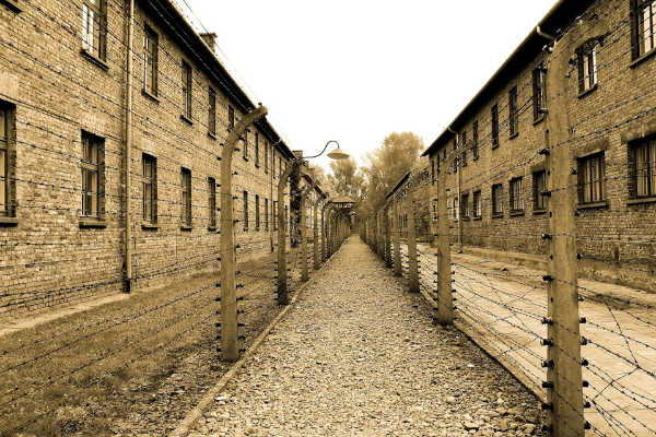 Auschwitz concentration camp in Poland