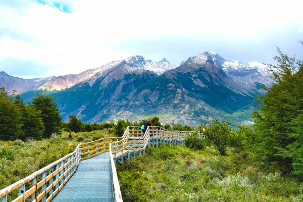 Road trip in glaciers national park in Argentina