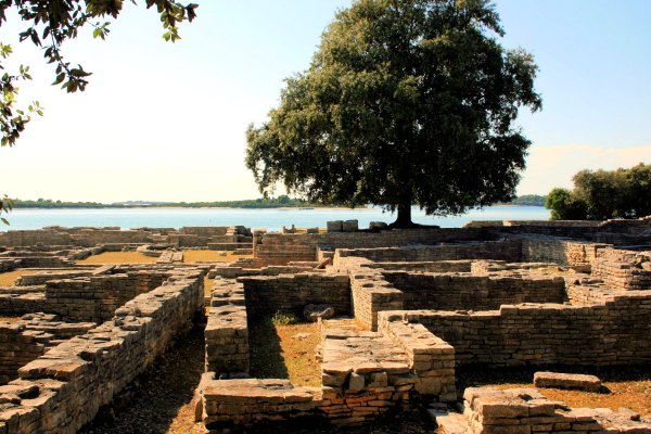 Roman ruins at Brijuni National Park Croatia