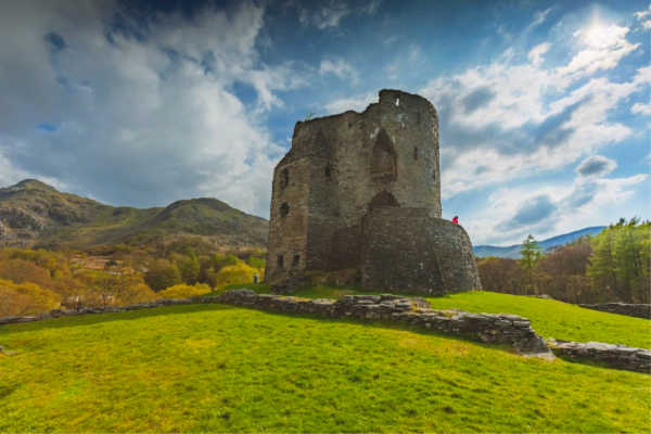 Dolwyddelan castle in Wales