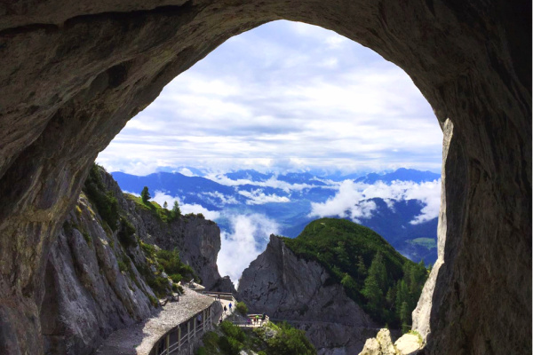Austria cave overlook