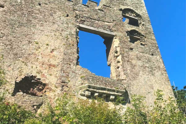 Laugharne Castle in Wales