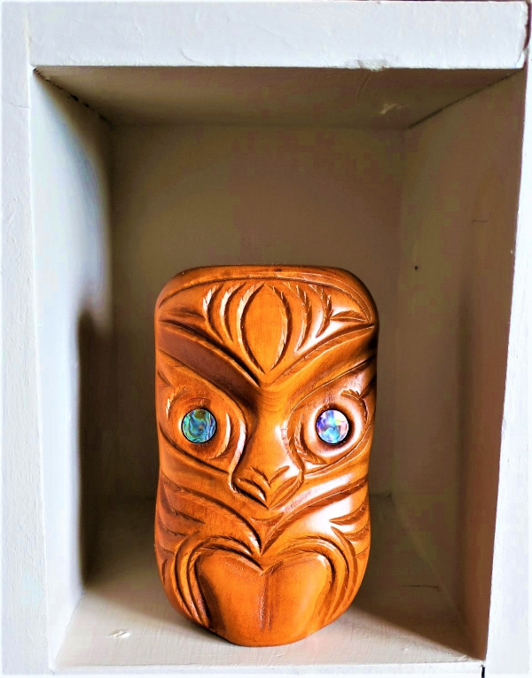 Maori mask from New Zealand