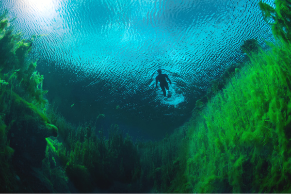 Australia underwater caves