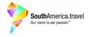 South America travel logo