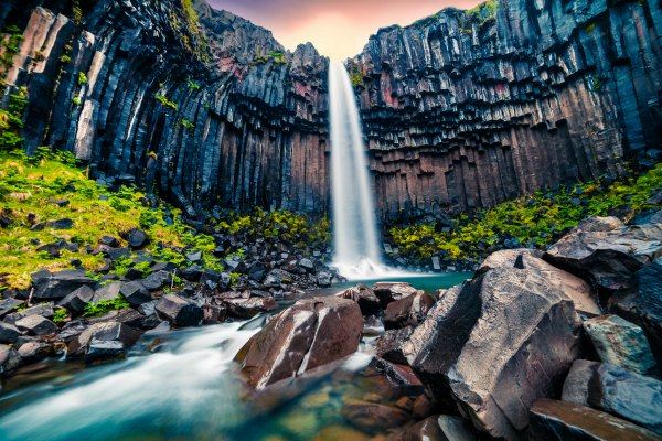 Iceland waterfall 