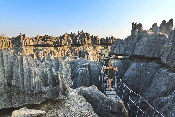 Stone forest in Madagascar