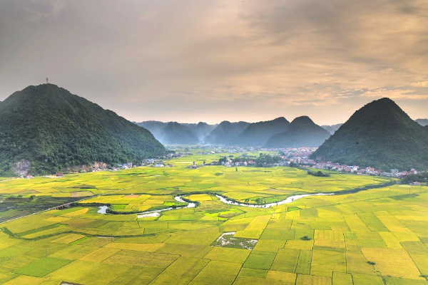 Bac Son valley in Vietnam