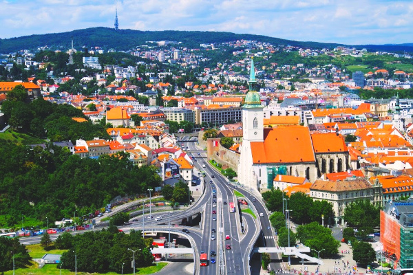 City of Bratislava in Slovakia