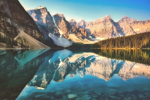 Banff national park in Canada
