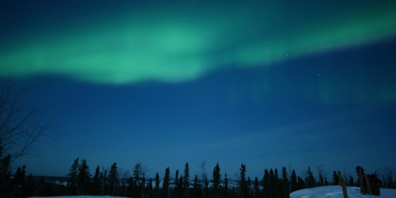 Northern Lights in Yellowknife, Canada