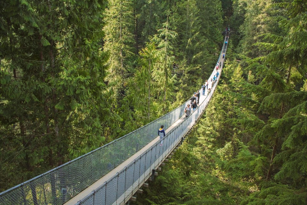 Suspension bridge in Vancouver