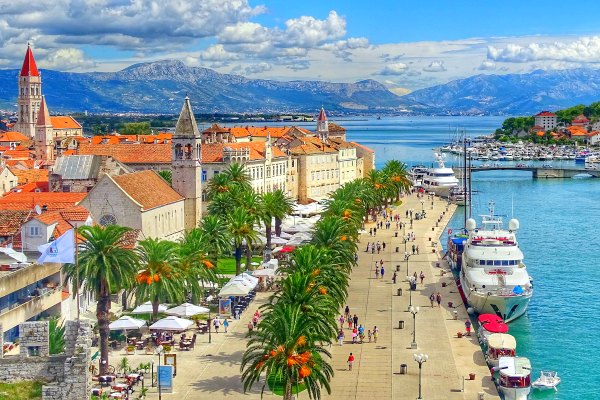 Croatia city and coastline
