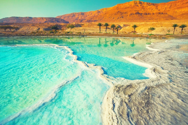waters of Dead Sea in Israel