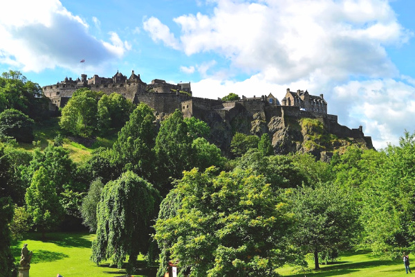 Edinburgh Castle in Scotland