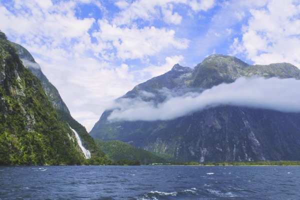 Fiordland national park in New Zealand