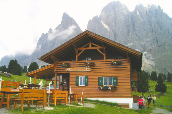 Hut stay in Dolomites