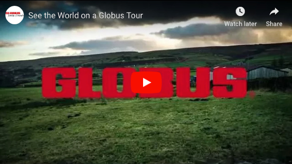 A screenshot of a youtube video promoting Globus