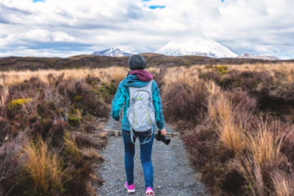 hiker in Iceland