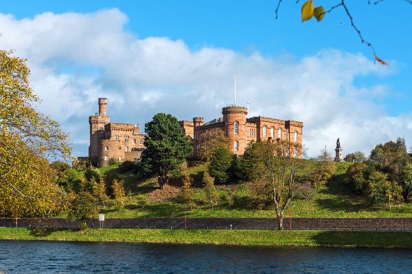 Inverness Castle in Scotland