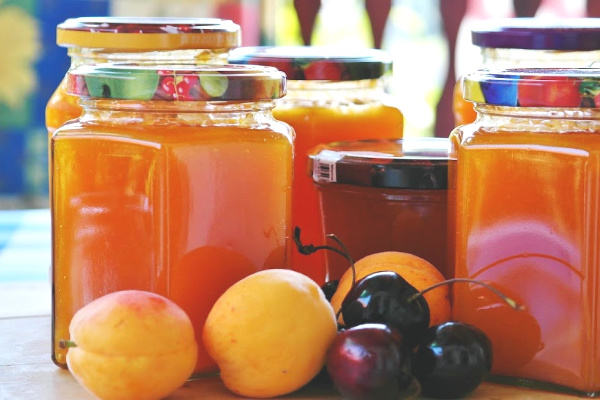 Homemade jam in England