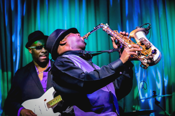 Jazz musicians performing in New Orleans