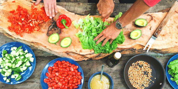 Local cooking class on trip with Grand Circle