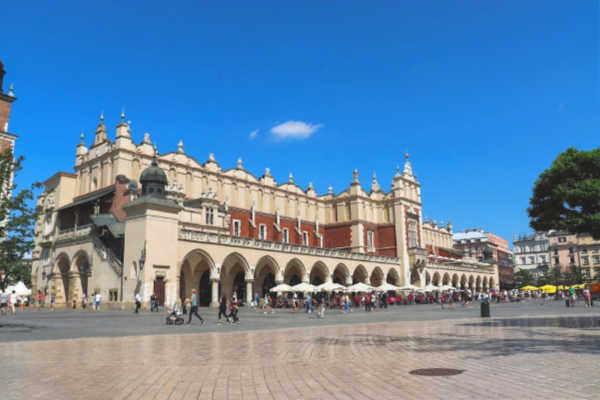 Krakow main market square