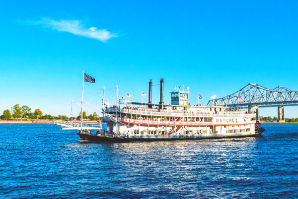 Mississippi River boat cruise