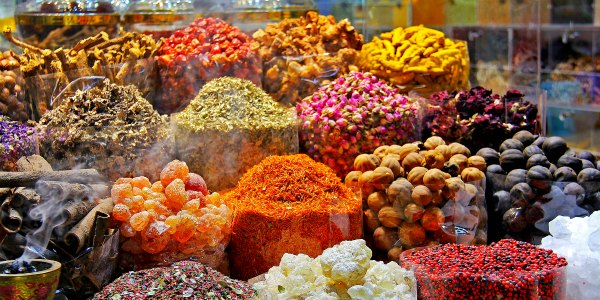 Morocco market spices