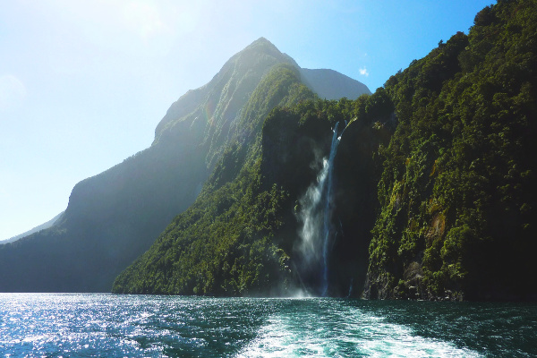 New Zealand waterfall