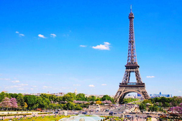 Eiffel tower in Paris France