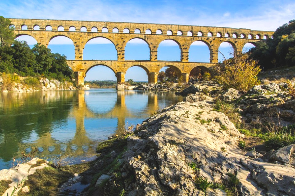 Pont du Guard Aqueduct in France