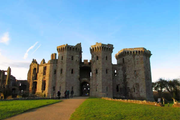 Raglan Castle in Wales