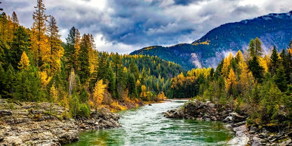 Glacier national park with Amtrak