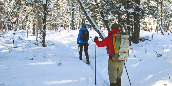 Ski walk with Exodus tours