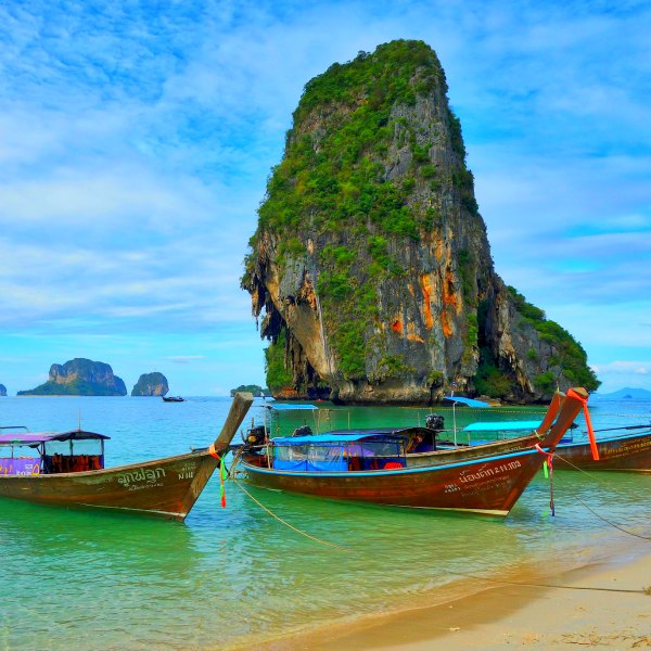 Thailand long boats