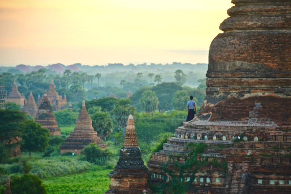 Traveler in Myanmar
