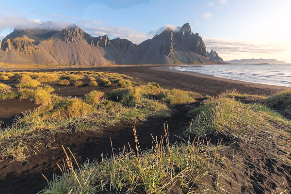 Vik beach in iceland