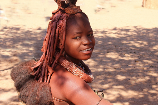 Himba tribe woman in Namibia