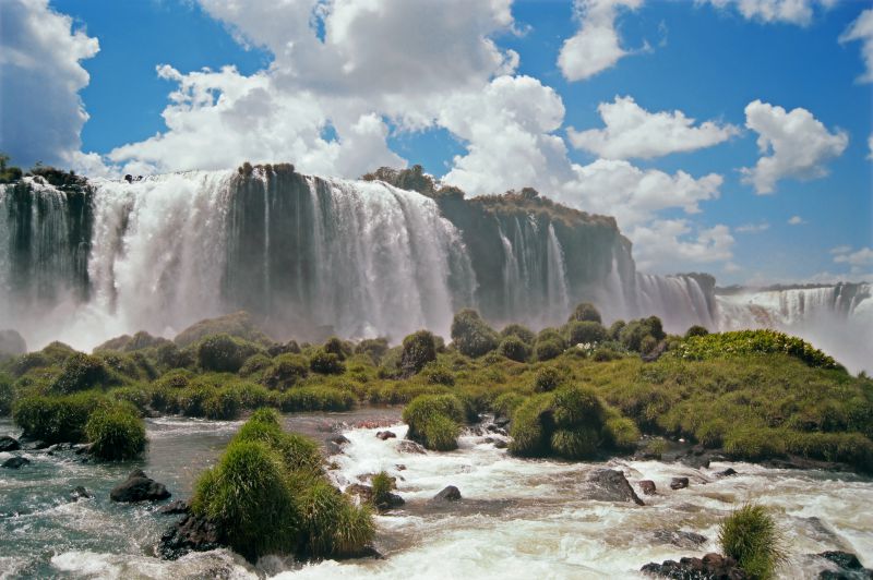 Iguana Falls in South America