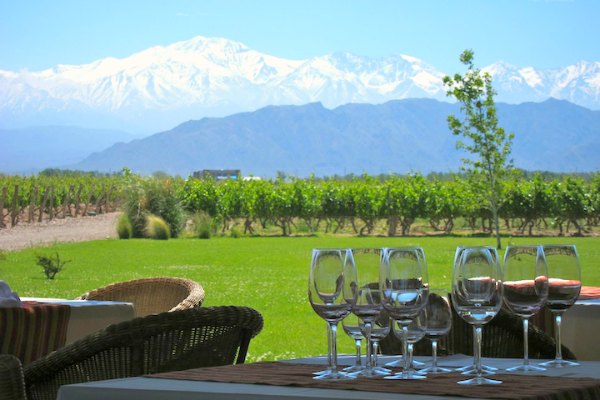 Mendoza wine region in Argentina