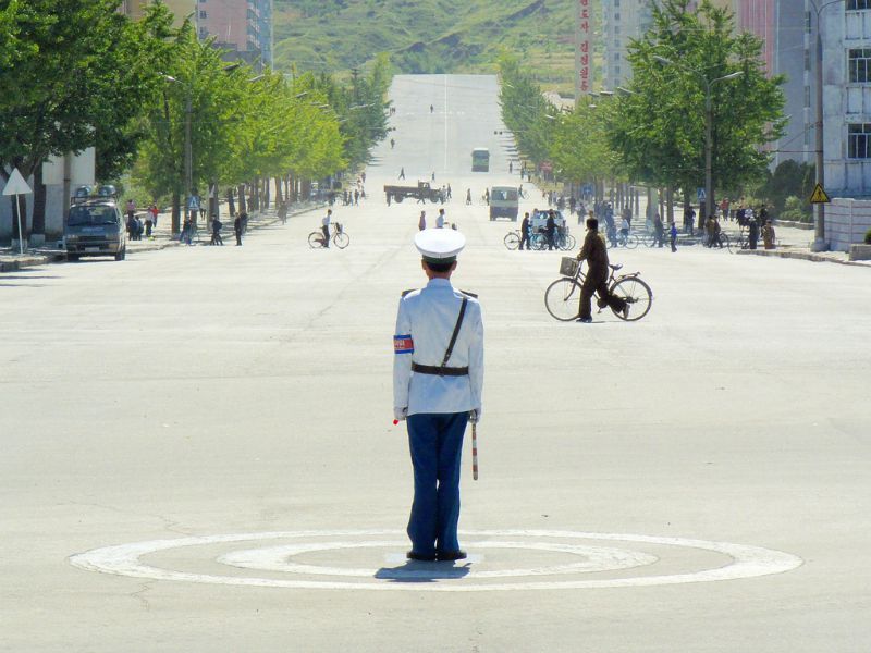 North Korea street