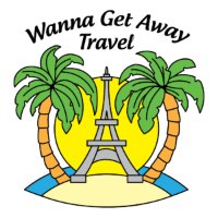 Wanna get away travel logo