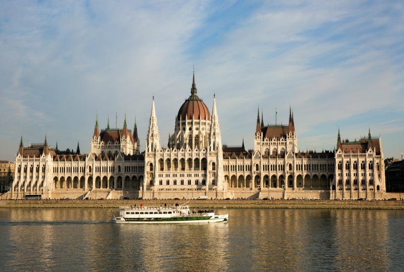 Danube River through Budapest